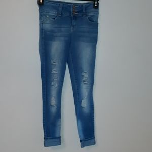 Ymi distressed skinny jeans
